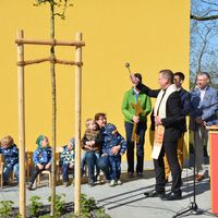 Bild vergr&ouml;&szlig;ern: Offizielle Einweihung der Geb&auml;udeerweiterung der St&auml;dt. Kindertagesst&auml;tte 