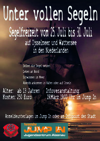Bild vergr&ouml;&szlig;ern: Segelfreizeit Sommer 2020