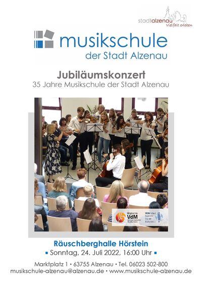 Bild vergr&ouml;&szlig;ern: 35 Jahre Musikschule der Stadt Alzenau