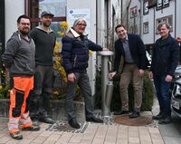 Bild vergr&ouml;&szlig;ern: 5_Rathausinfo_Inbetriebnahme Trinkwasserbrunnen