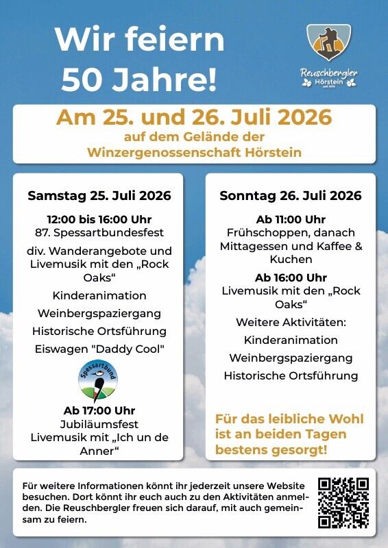 Interner Link zur Veranstaltung: 50 Jahre Reuschbergler H&ouml;rstein