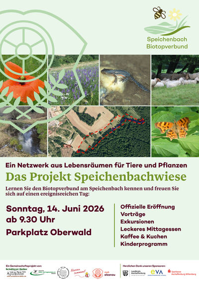 Er&ouml;ffnung des neuen Biotop-Rundwegs am Speichenbach