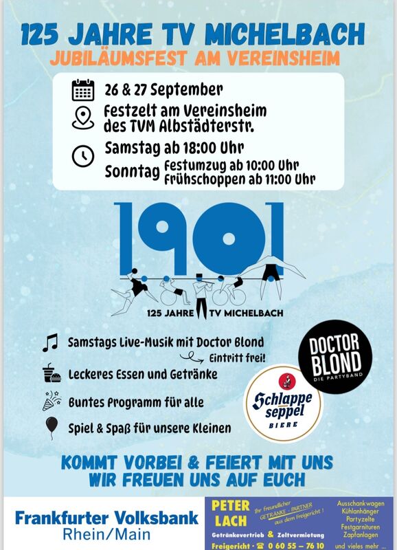 Interner Link zur Veranstaltung: 125 Jahre TV Michelbach 