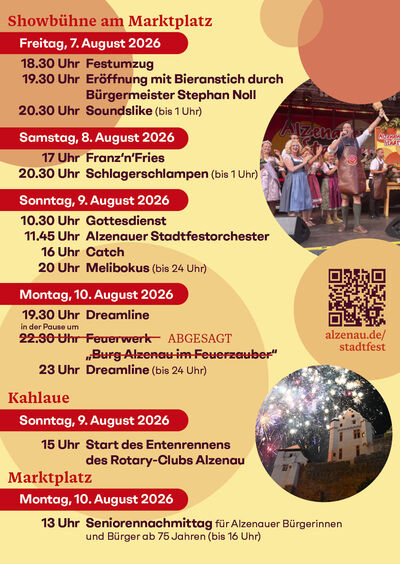 Bild vergr��ern: Stadtfest 2026_Programm