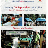 Interner Link zur Veranstaltung: Kelterfest im Kr&auml;utergarten