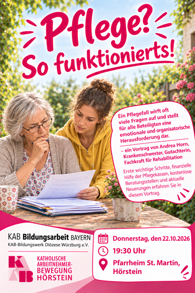 Interner Link zur Veranstaltung: Pflege? So funktionierts!