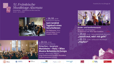 51. Fr&auml;nkische Musiktage Alzenau 2026
