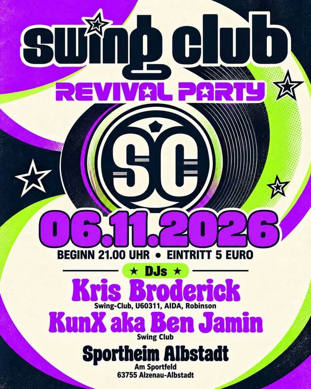 Interner Link zur Veranstaltung: Swing Club Revival Party 2026