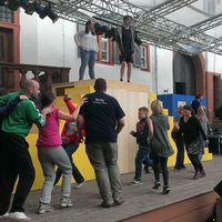 Bild vergr&ouml;&szlig;ern: Die Proben f&uuml;r die Premiere des Musical-Highlights 