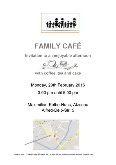 Bild vergr&ouml;&szlig;ern: Family Caf&eacute; on 29th Feburary 2016