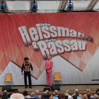 Bild vergr&ouml;&szlig;ern: Volker Heissmann und Martin Rassau mit ihrem 