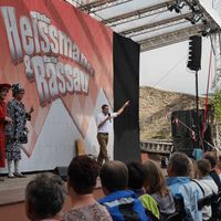 Bild vergr&ouml;&szlig;ern: Volker Heissmann und Martin Rassau mit ihrem 