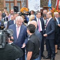 Bild vergr&ouml;&szlig;ern: Bayerisches Kabinett tagt auf Burg Alzenau
