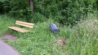 Bild vergr&ouml;&szlig;ern: Vandalismus am Alzenauer Planetenweg