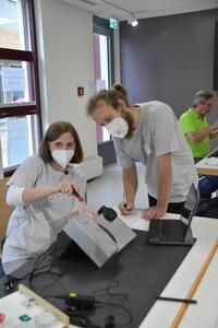Bild vergr&ouml;&szlig;ern: Erstes Repair Caf&eacute; in der Stadtbibliothek am 8. Juli 2021